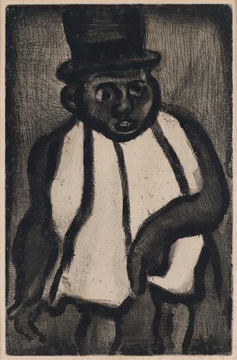 GEORGES ROUAULT Le Dur Métier de Vivre.